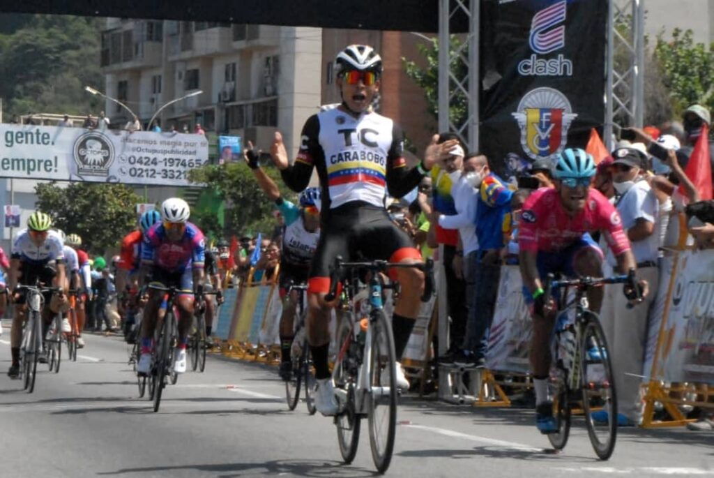 Luis Gómez primer líder de la quincuagésima octava edición de la Vuelta Ciclista a Venezuela